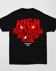 BJJ Tees | High Functioning Jiu Jitsu Ltd Club Edition | Premium shirt black