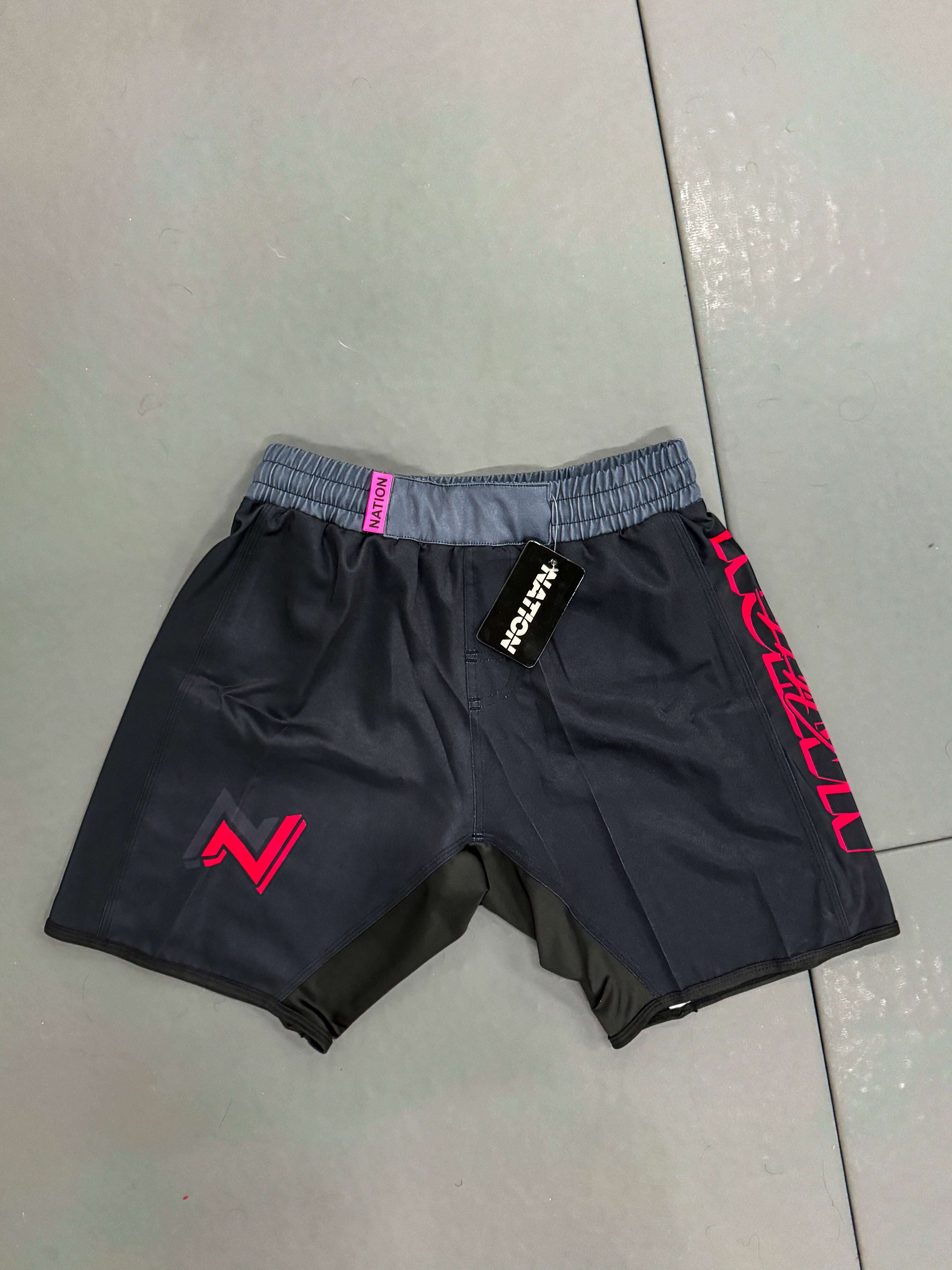 BJJ Rash Guard Murder yoga v2 front shorts