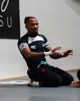 IBJJF ranked BJJ Rash Guard in action