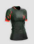 Womens Anime BJJ Rash Guard featuring My Hero Academia-inspired artwork, high-performance material, and secure fit for jiu-jitsu training.