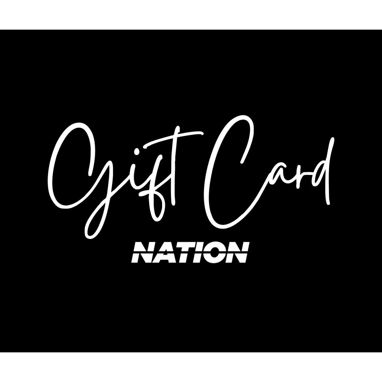 Nation Athletic Jiu Jitsu gift card for holiday.