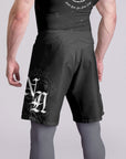 Jiu Jitsu Dark Arts Grappling Shorts - Nation Athletics Bjj
