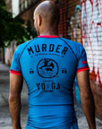 Short Sleeve BJJ Rash Guards - onn body back