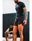 bjj grappling shorts black nation athletic jiu jitsu