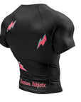 nation jiu jitsu | bjj rash guard | pink and black