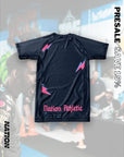 nation jiu jitsu | bjj rash guard | pink and black