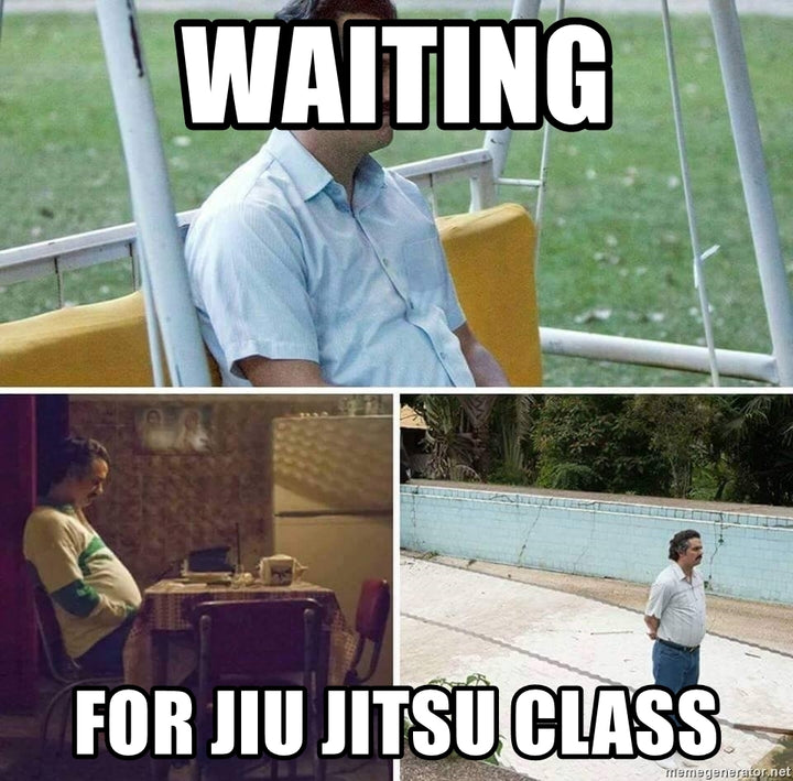 Time off jiu jitsu training