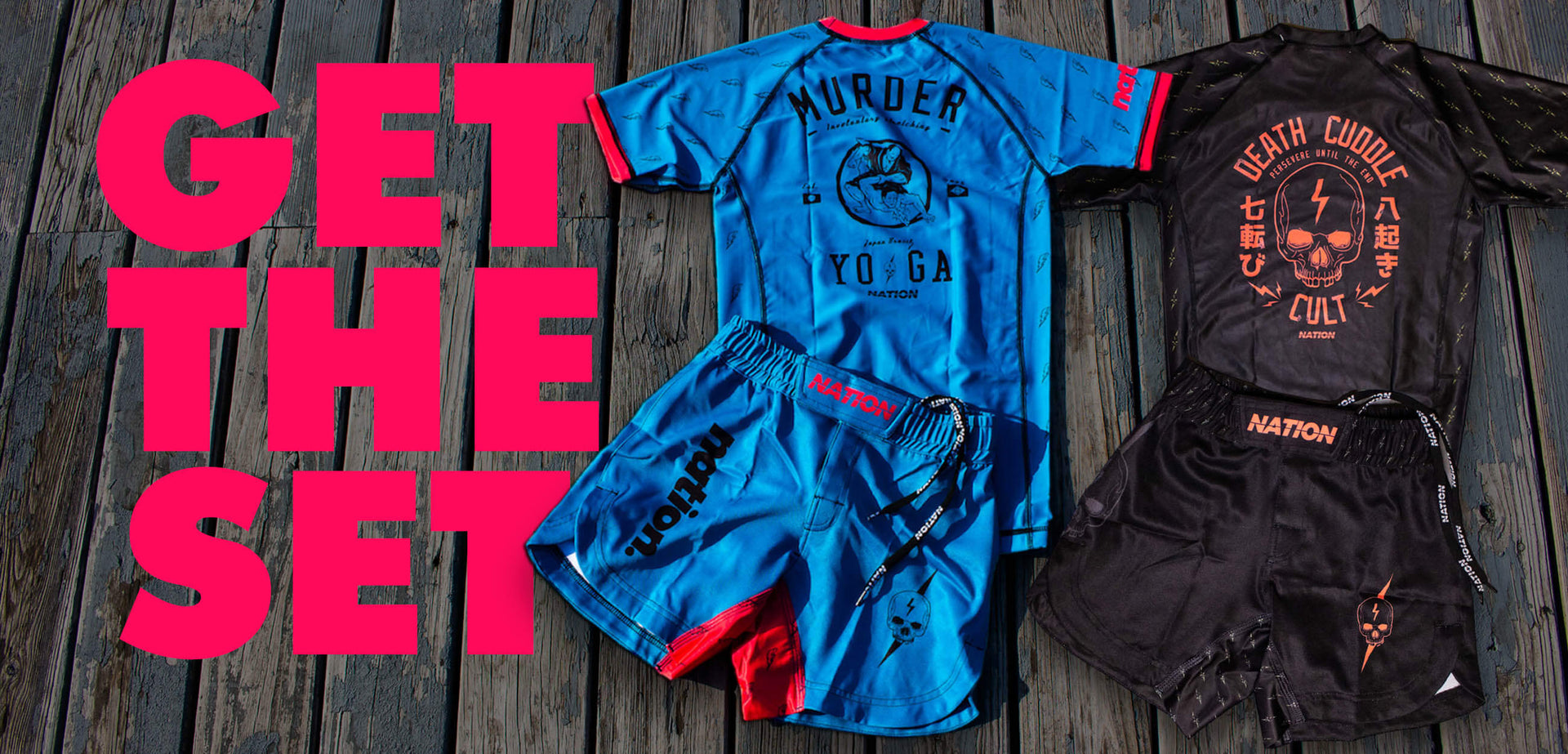 BJJ Rash Guard Sets Nation Athletics Bjj