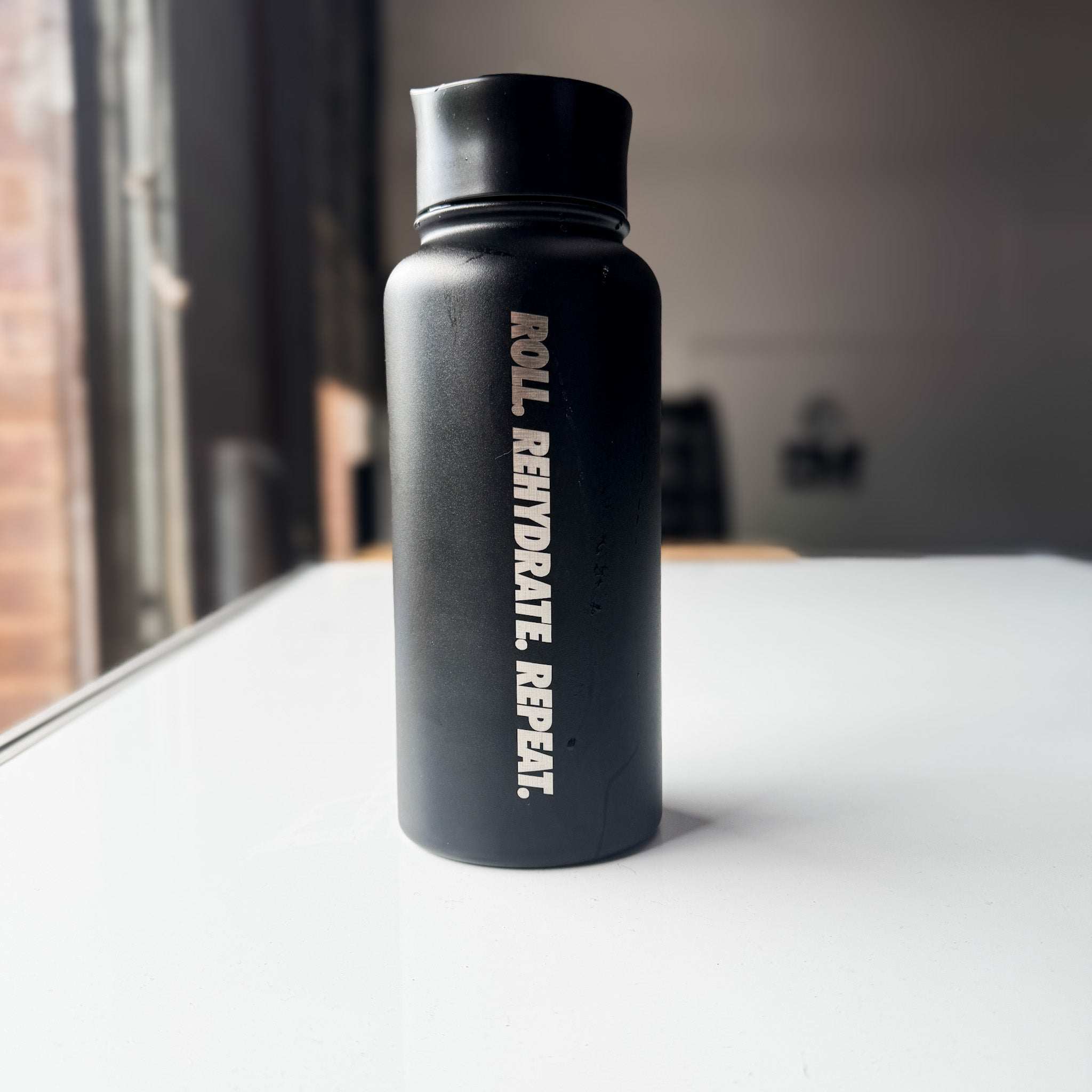BJJ Water Bottle 34oz Stainless Steel Nation Athletic Jiu Jitsu Brand
