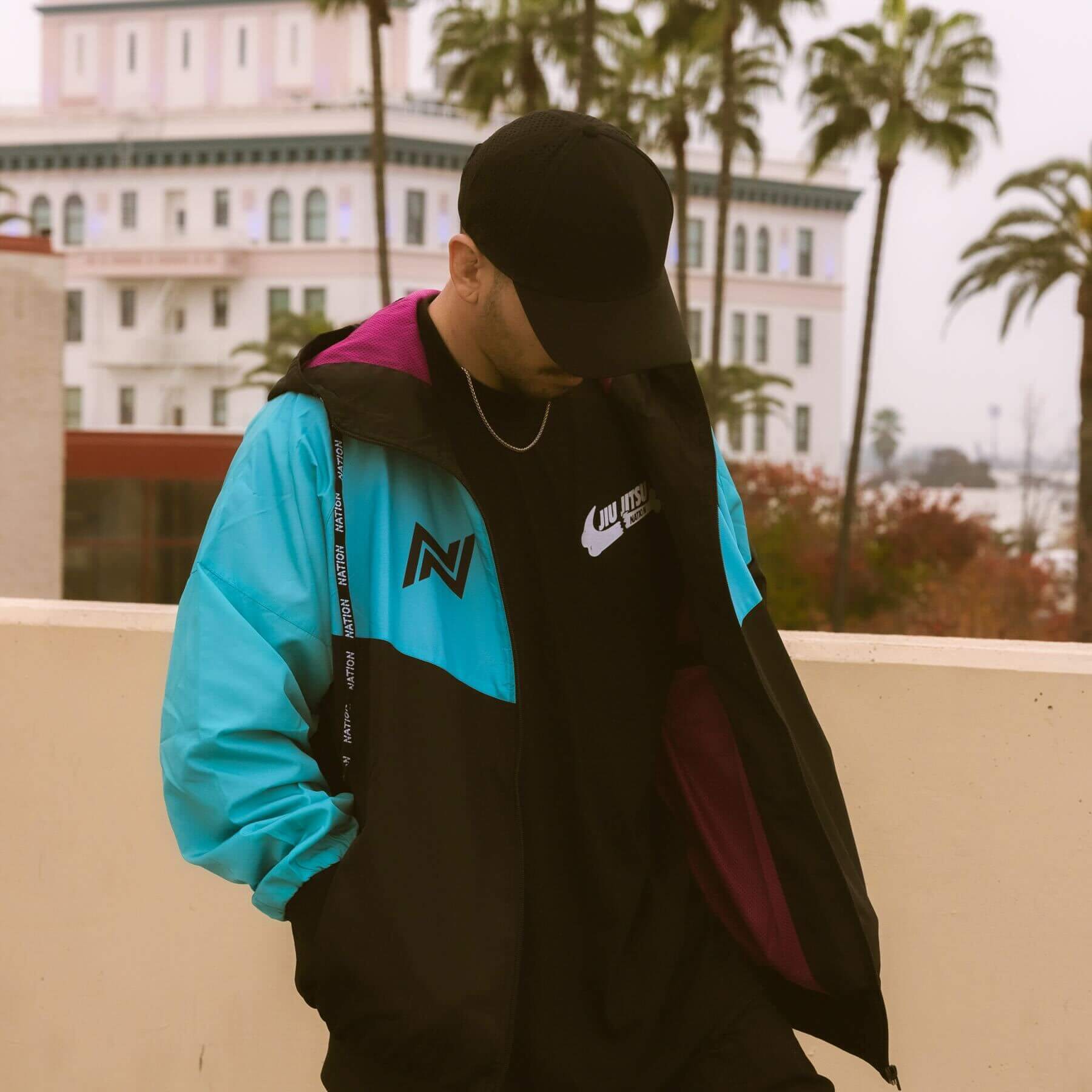 Retro Multicolor BJJ Windbreaker | BJJ Hoodies | Multicolor