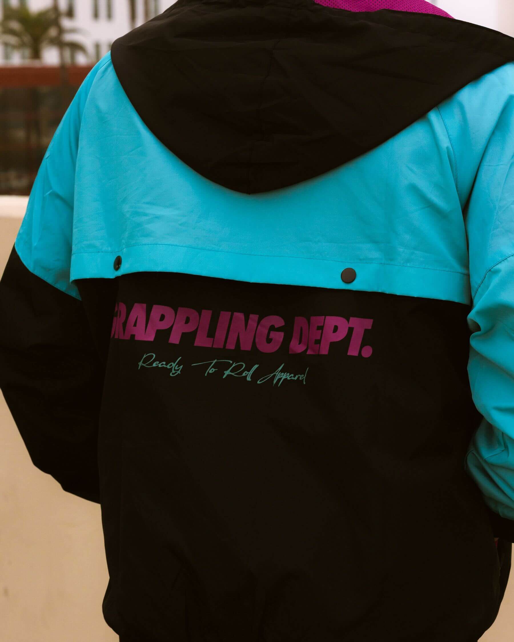 Retro Multicolor BJJ Windbreaker | BJJ Hoodies | Multicolor