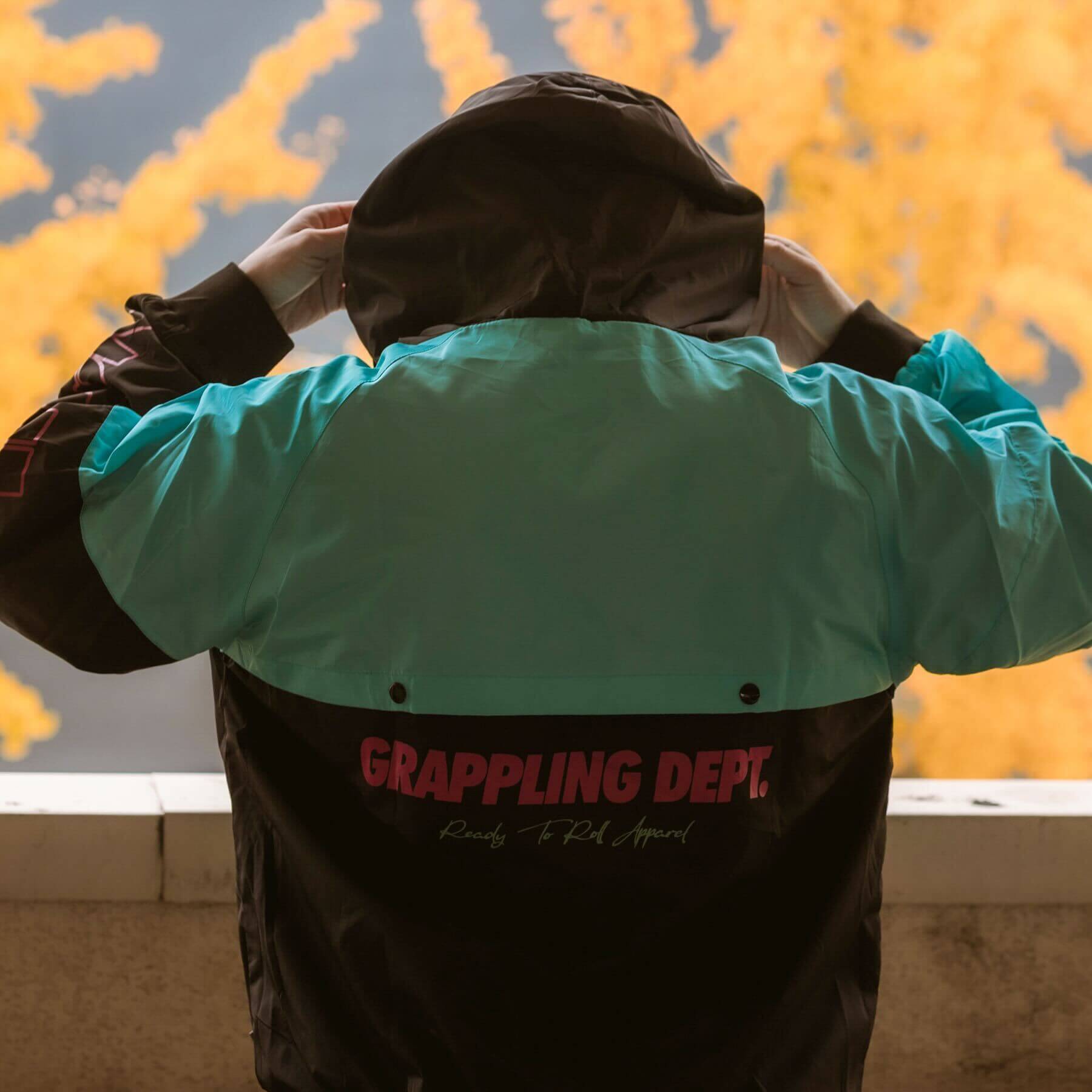 Retro Multicolor BJJ Windbreaker | BJJ Hoodies | Multicolor