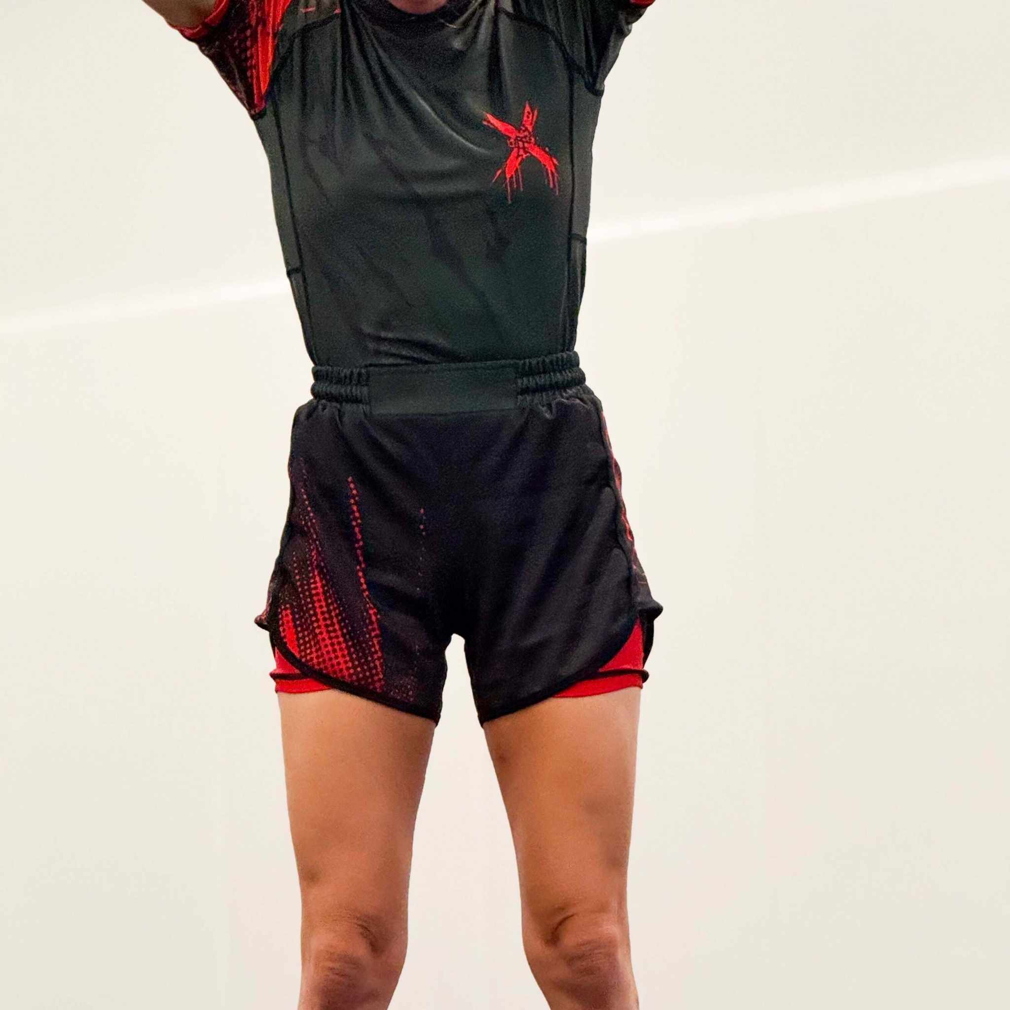 Bakugo anime female BJJ rash guard set 
