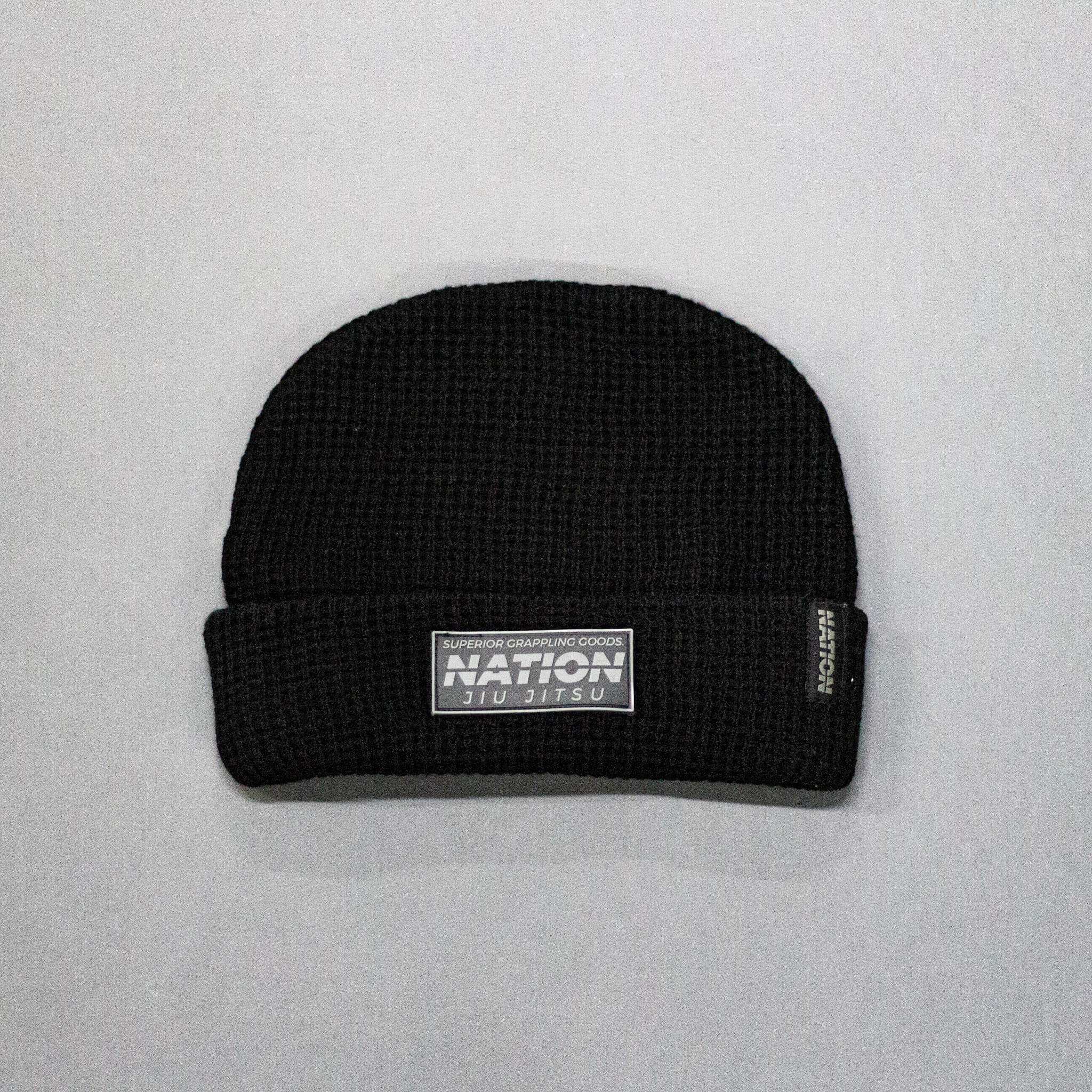 BJJ Beanies | Royal Blue and Blackout | Nation Athletic Jiu Jitsu Apparel