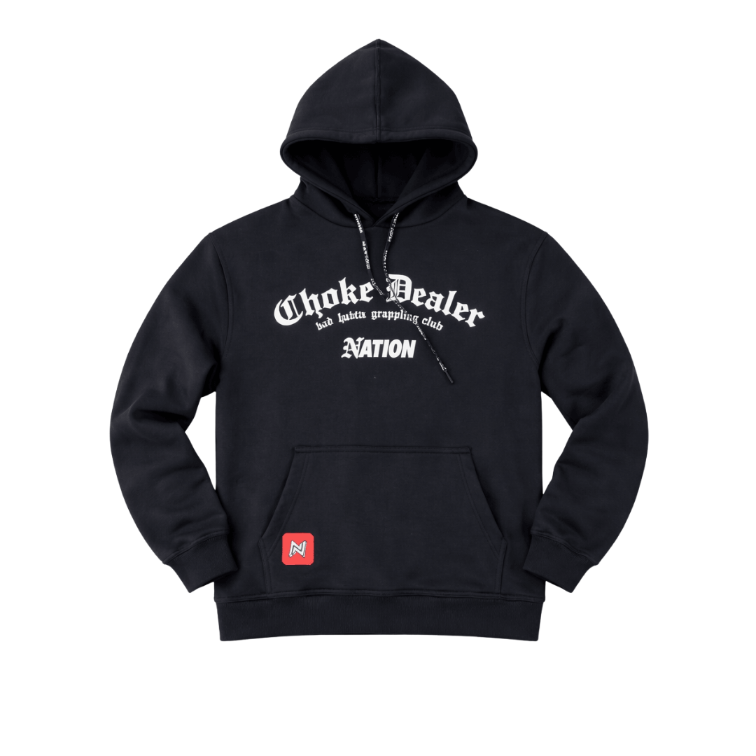 Choke dealer BJJ Hoodie Black front