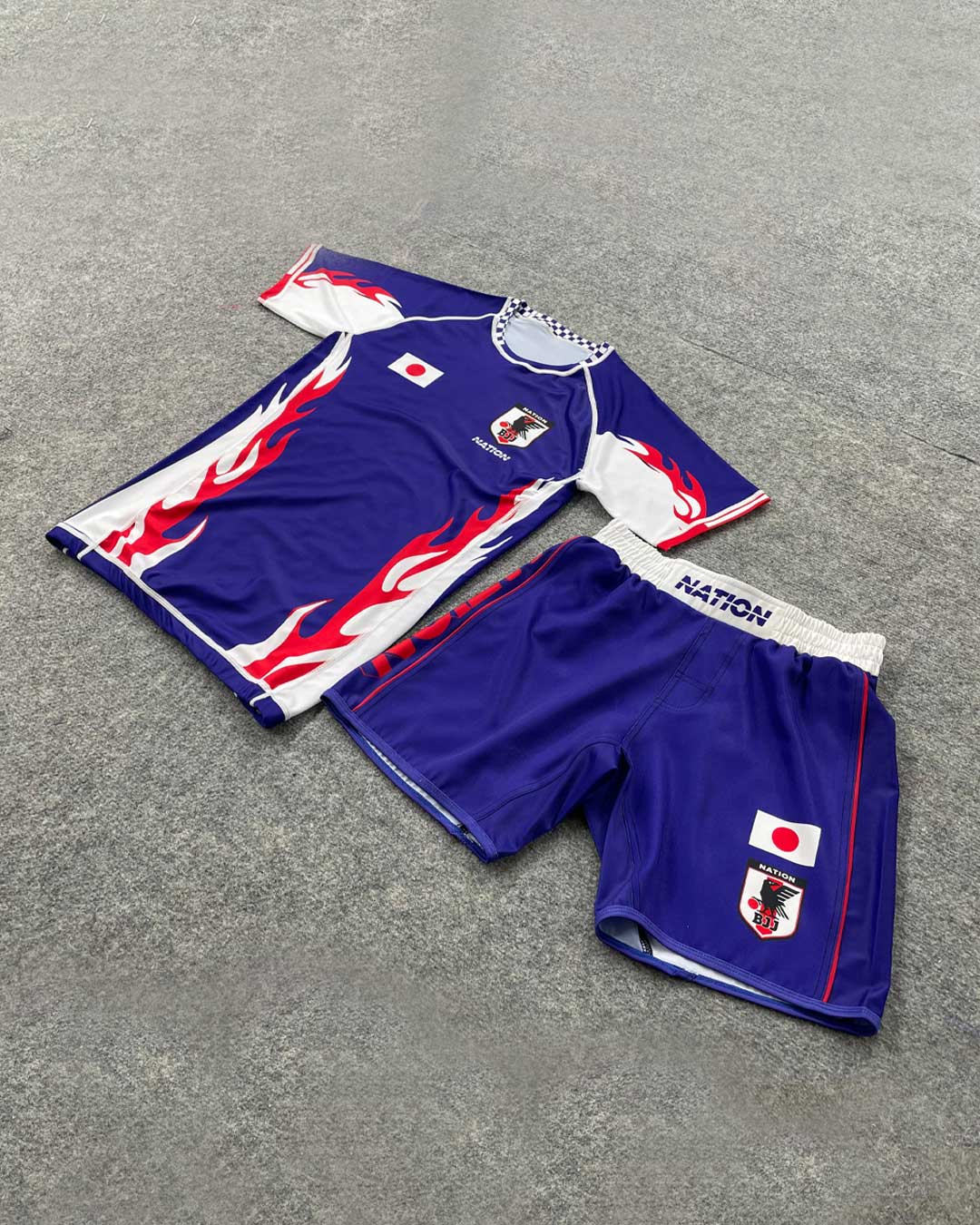 Japan bjj rash guard set World Cup