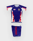 team japan World Cup bjj rash guard set for nogi Jiu Jitsu training