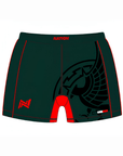 White Mexico World Cup BJJ Rash Guard Set with matching grappling shorts for no-gi training by Nation Athletic
