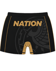 Mexico World Cup BJJ Rash Guard Set black and gold no-gi training kit by Nation Athletic