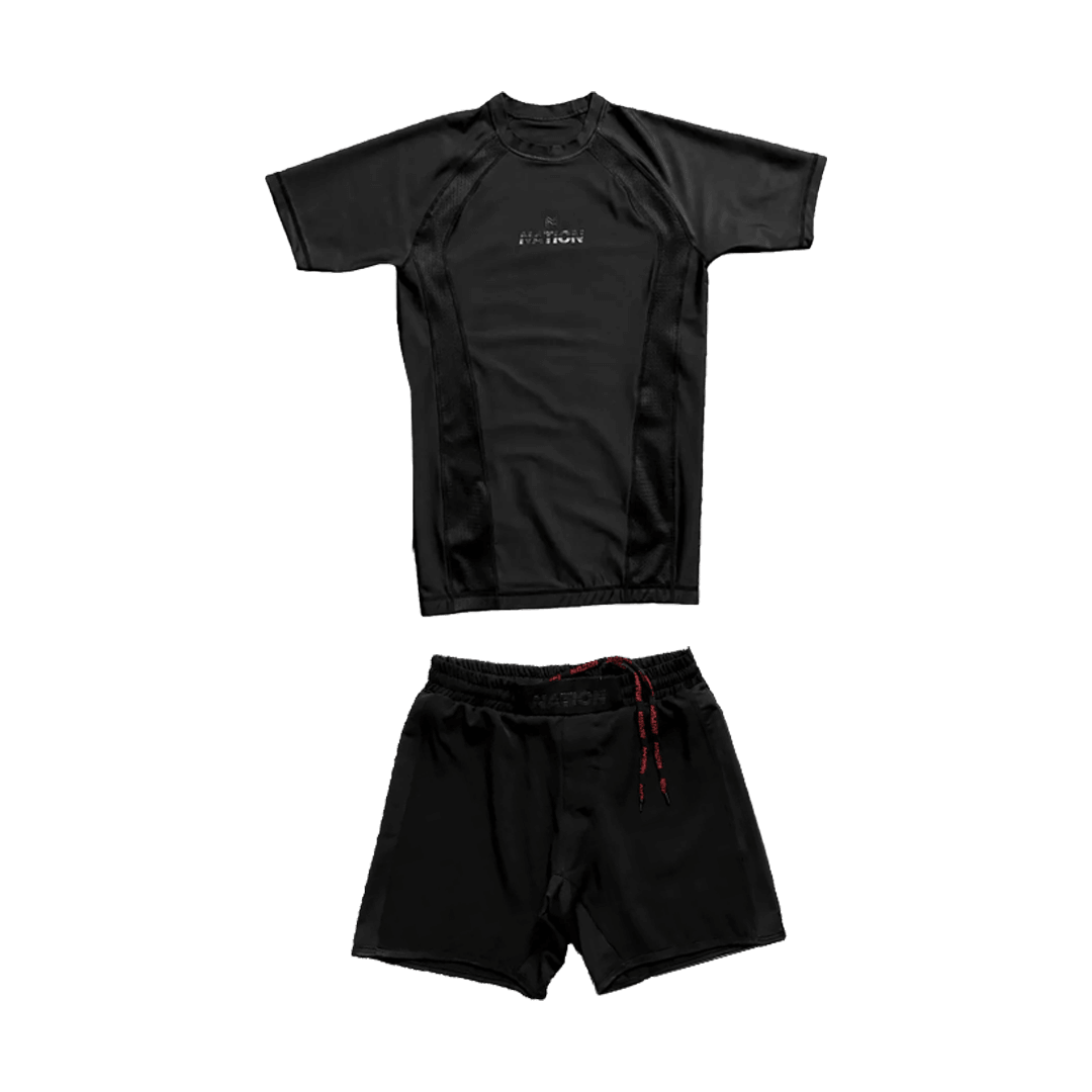 Nation Standard Issue BJJ Rash Guard Set | No-Gi Training | Nation Athletic