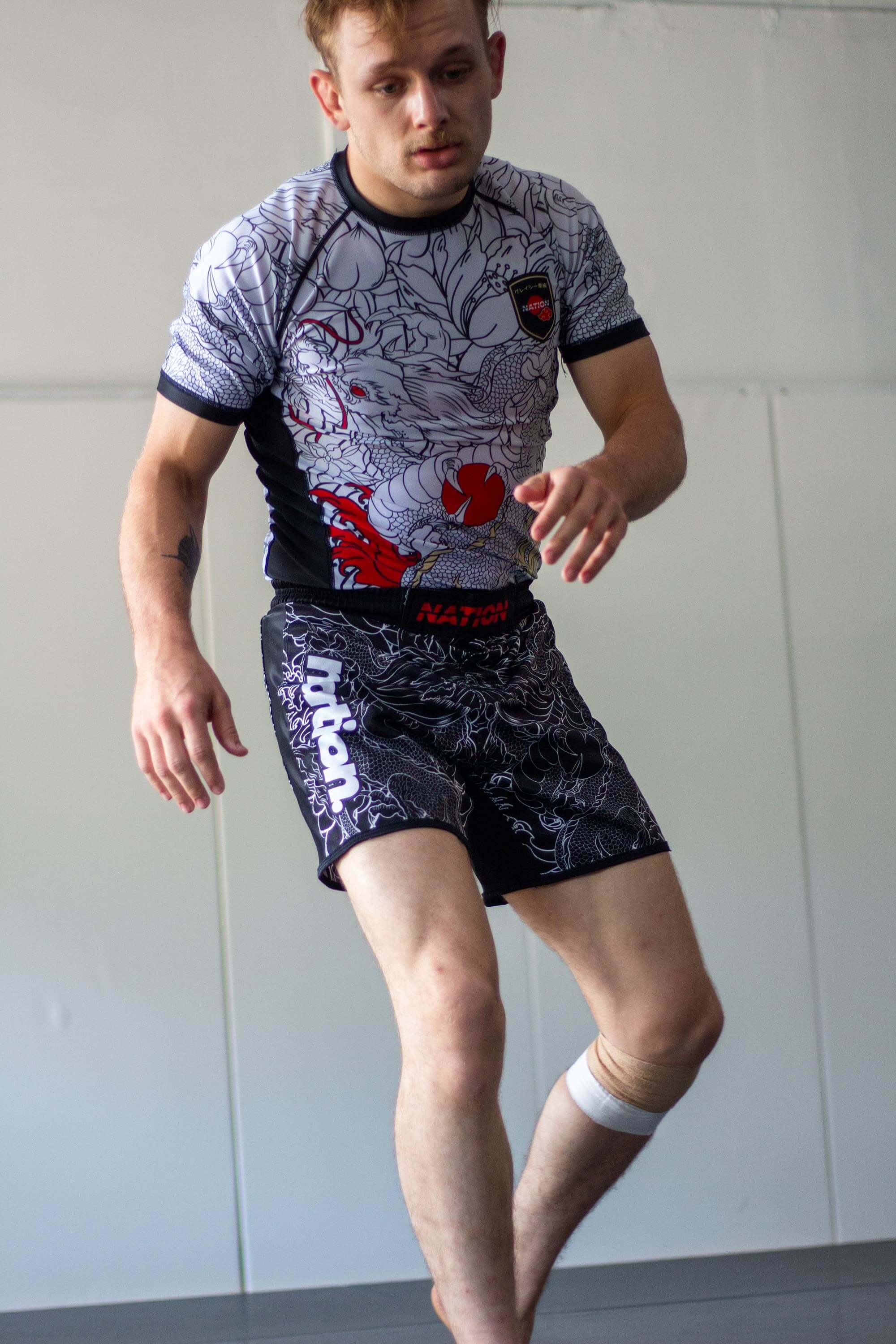 Rising Dragon BJJ Rash Guard Set | Male | Multicolor