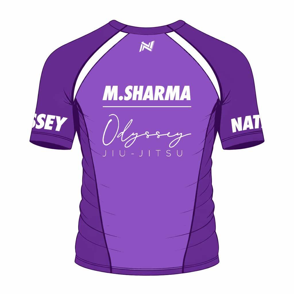 Nation BJJ Ranked Custom Rash Guard | No-Gi Training | Nation Athletic