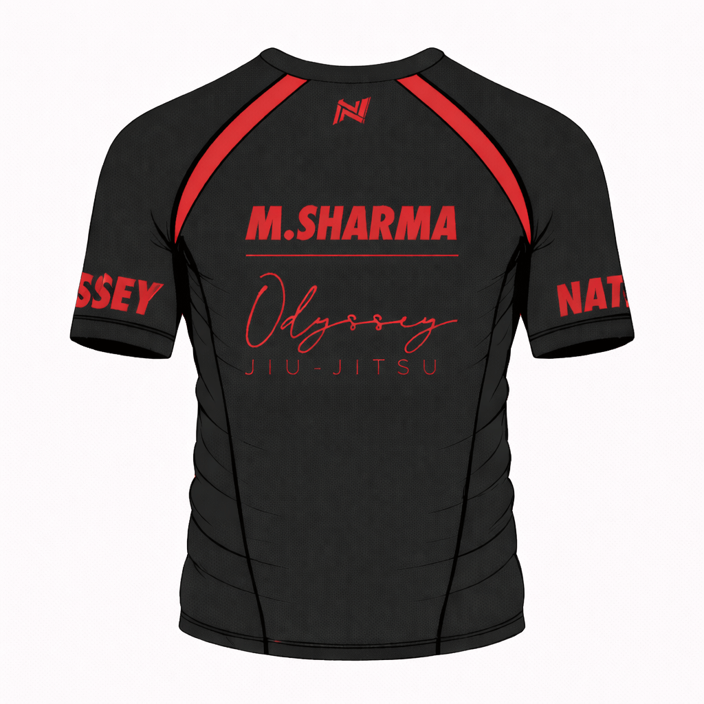 Nation BJJ Ranked Custom Rash Guard | No-Gi Training | Nation Athletic