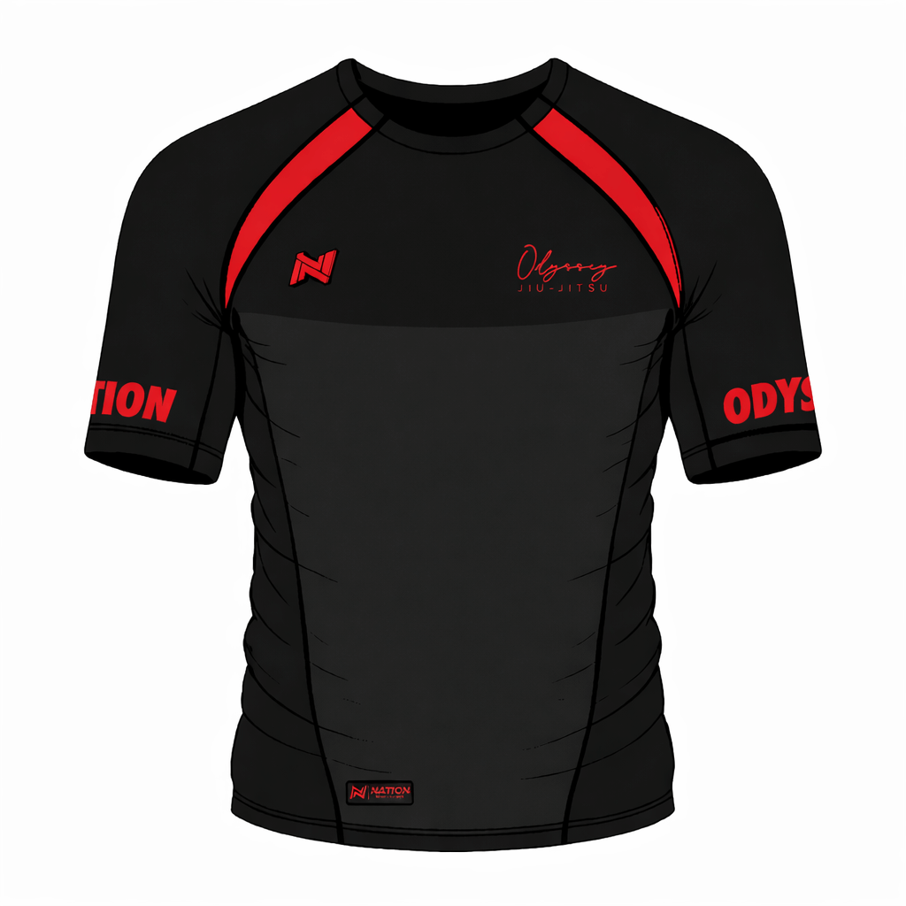 Nation BJJ Ranked Custom Rash Guard | No-Gi Training | Nation Athletic
