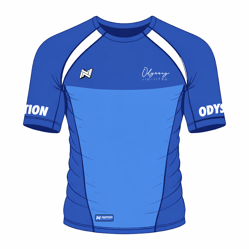 Nation BJJ Ranked Custom Rash Guard | No-Gi Training | Nation Athletic