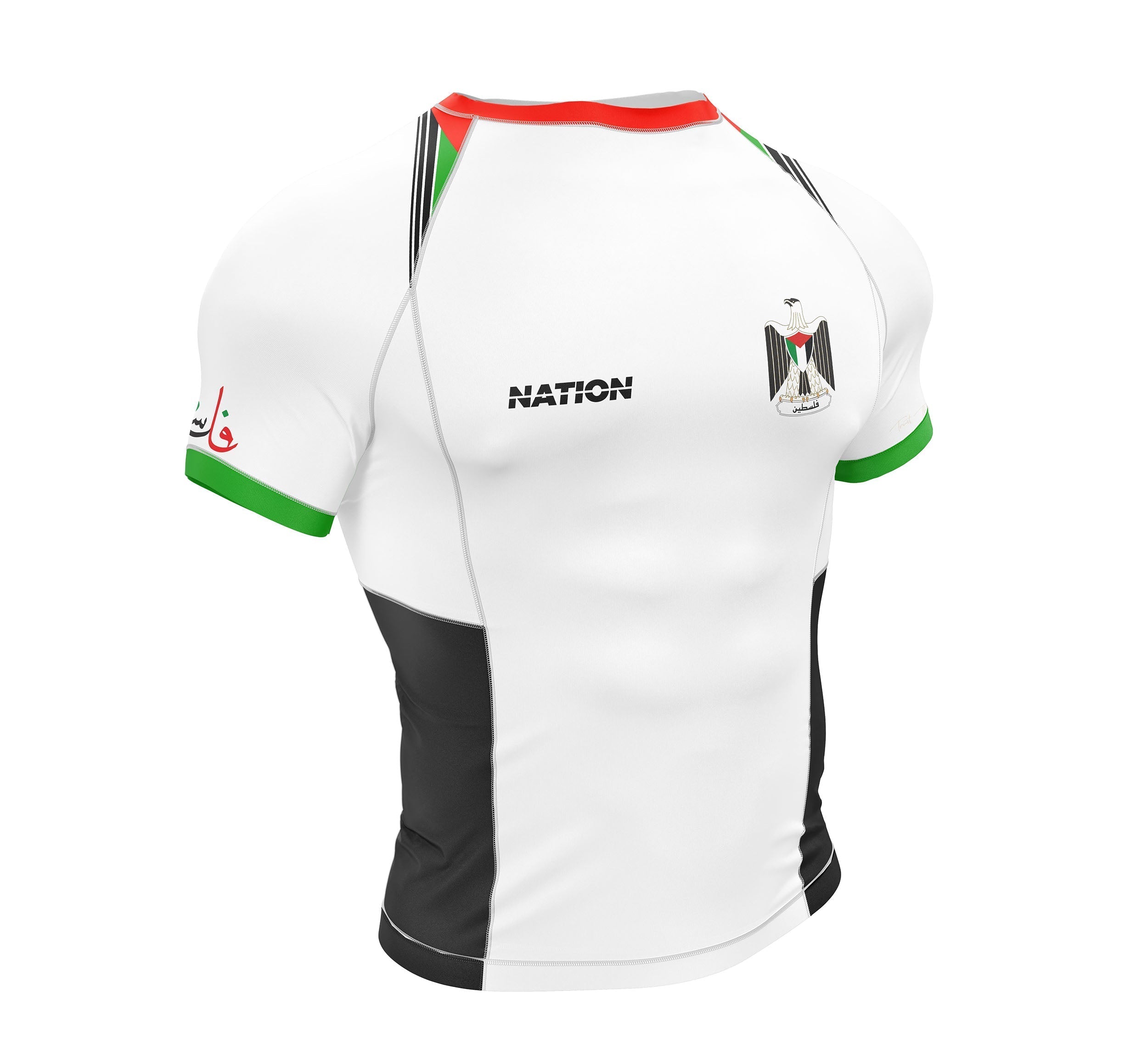 Palestine Rash Guard mock up