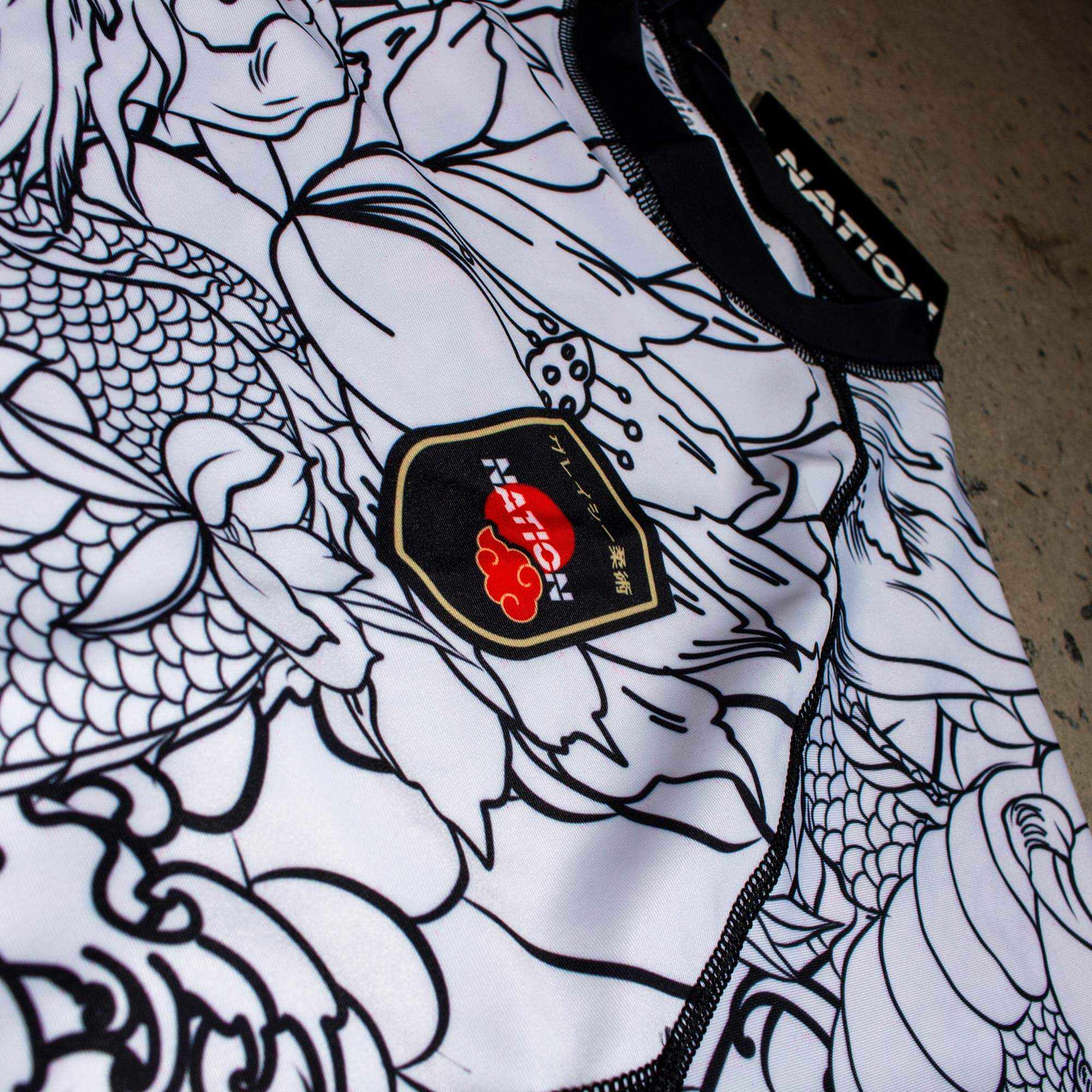 Rising Dragon Rash Guard with Patch