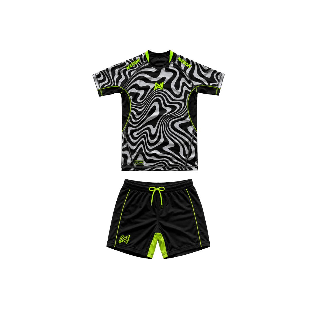 Rollers High Rash Guard for no-gi BJJ training with compression fit and moisture-wicking fabric