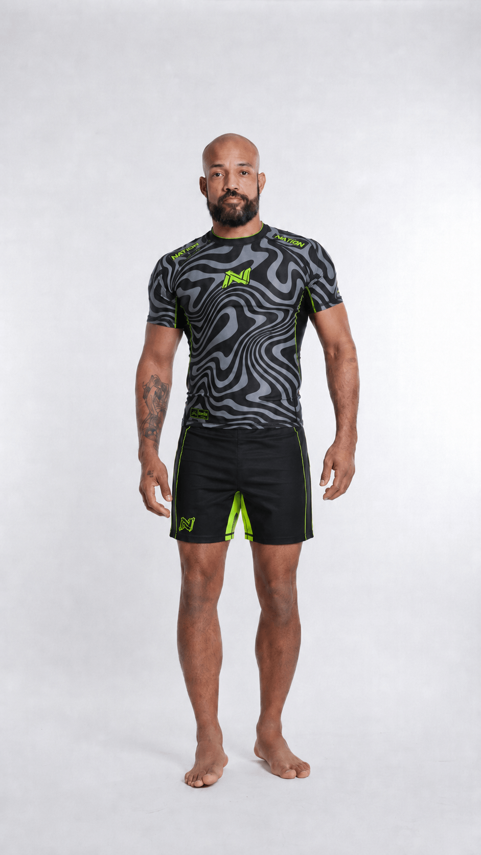 Rollers High BJJ Rash Guard | No-Gi Training | Nation Athletic