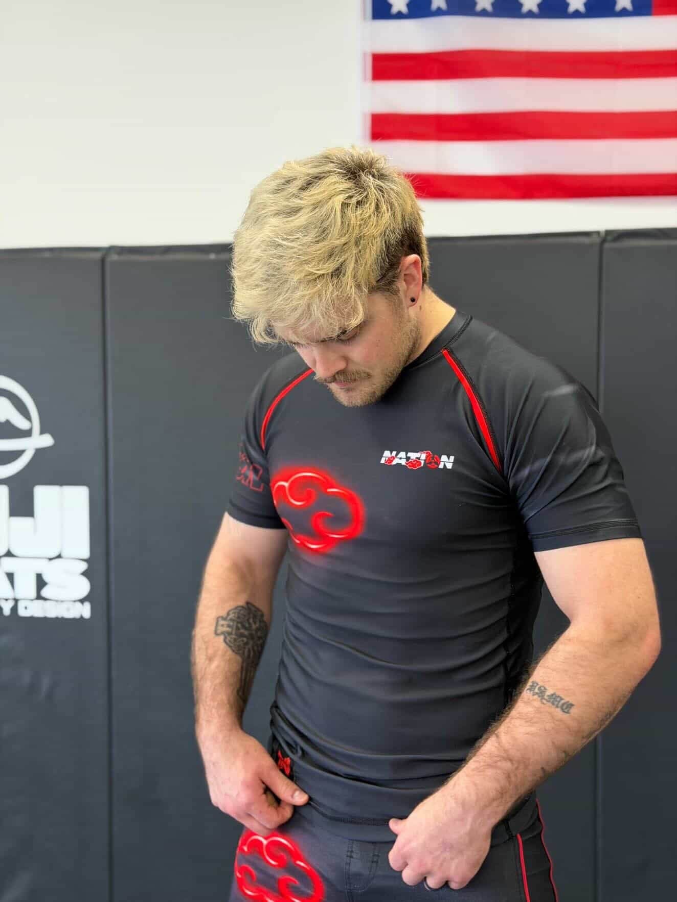 Shadow Cloud Anime Style BJJ Rash Guard | No-Gi Training | Nation Athletic