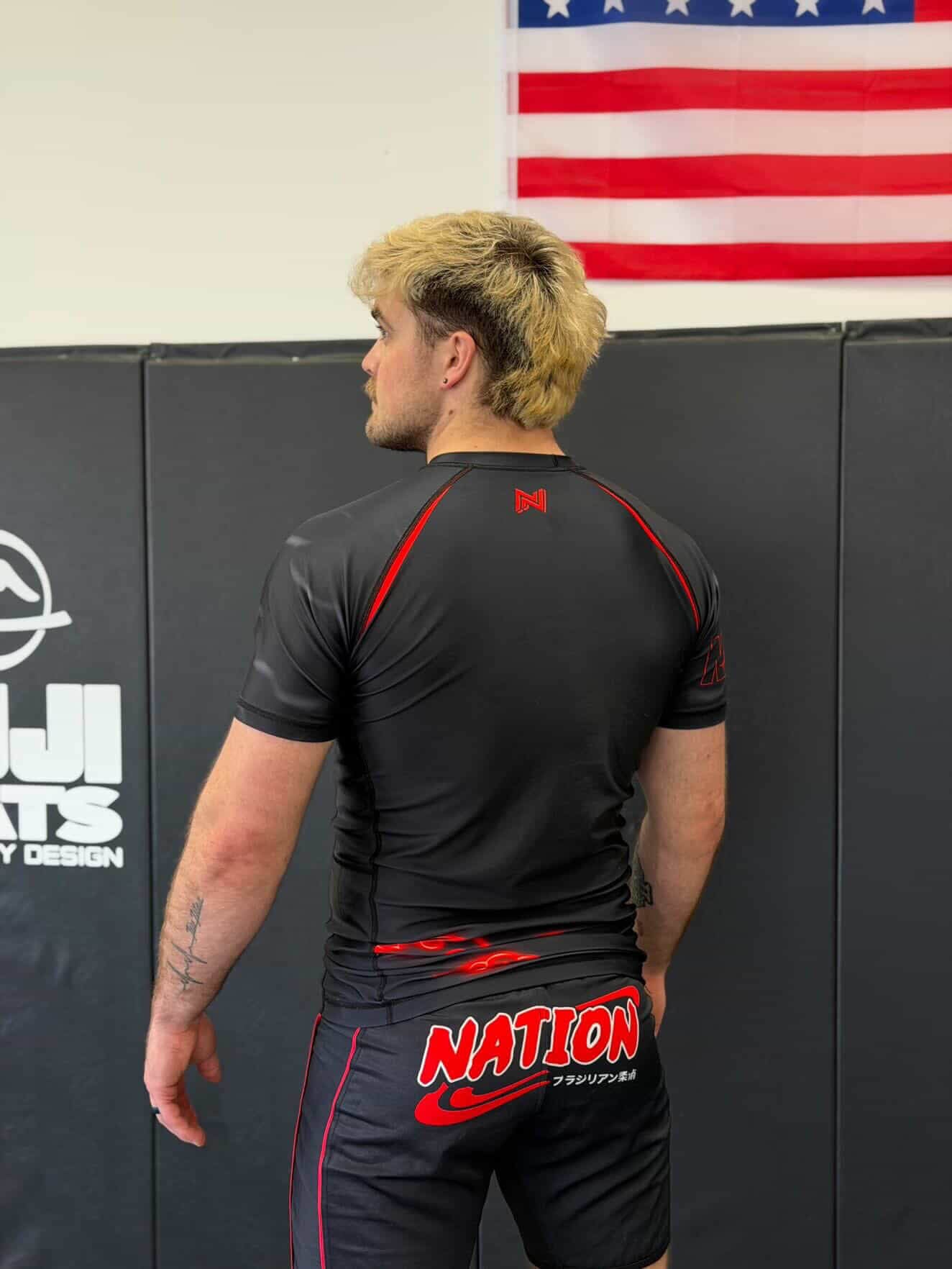 Shadow Cloud Anime Style BJJ Rash Guard | No-Gi Training | Nation Athletic