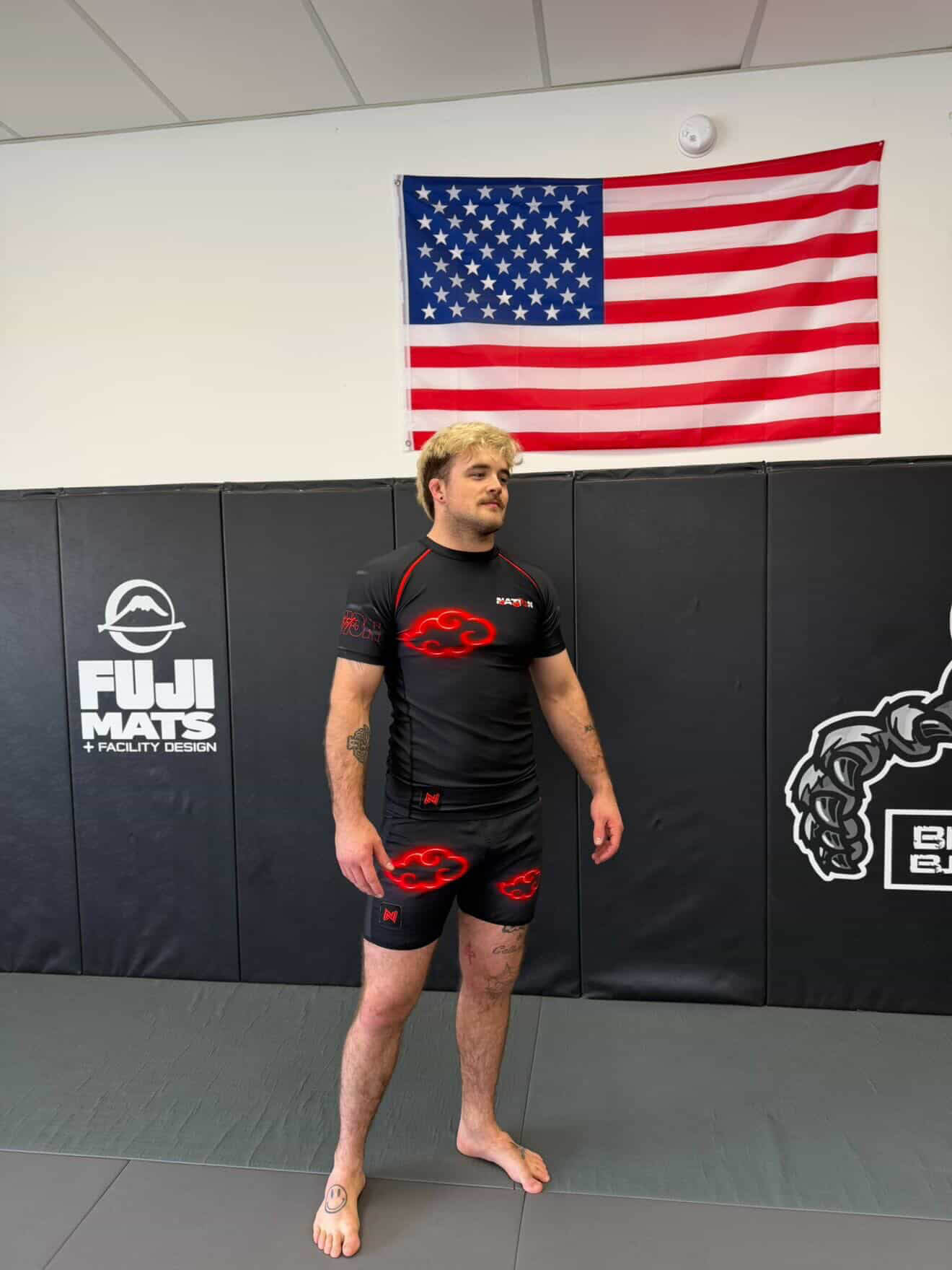 Shadow Cloud Anime Style BJJ Rash Guard | No-Gi Training | Nation Athletic