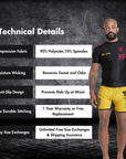 BJJ Rash Guards by Nation athletic, Technical details