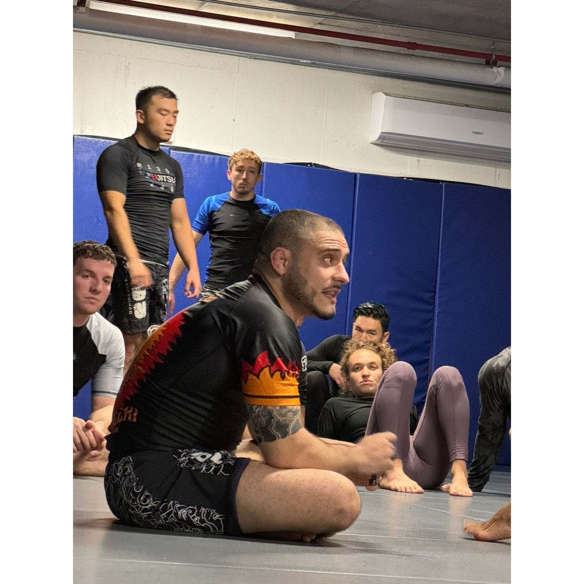White Short Sleeve BJJ Rash Guard - Death Cuddles - Nation Athletics Bjj