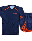 Vanguard Grappling Shorts | Orange & Blue | Nation Athletic