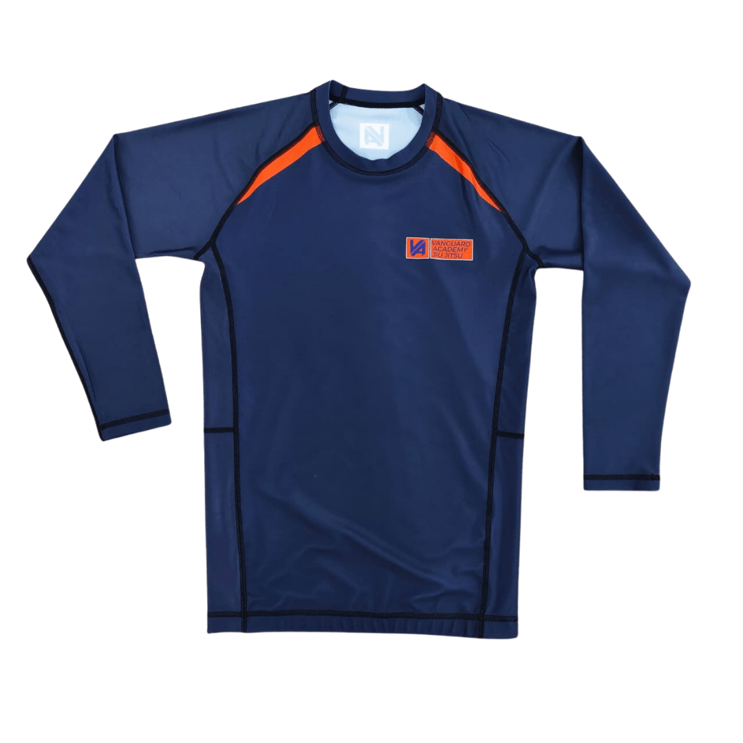 Vanguard Rash Guard | Orange &amp; Blue | Nation Athletic