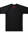Vanguard Rash Guard red and black compression top for no-gi grappling by Nation Athletic