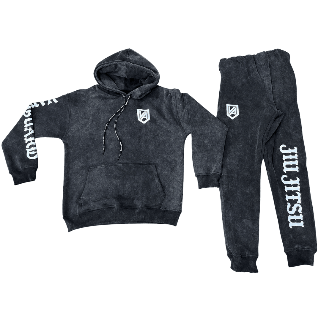 Vanguard Gray BJJ Hoodie and sweatpants