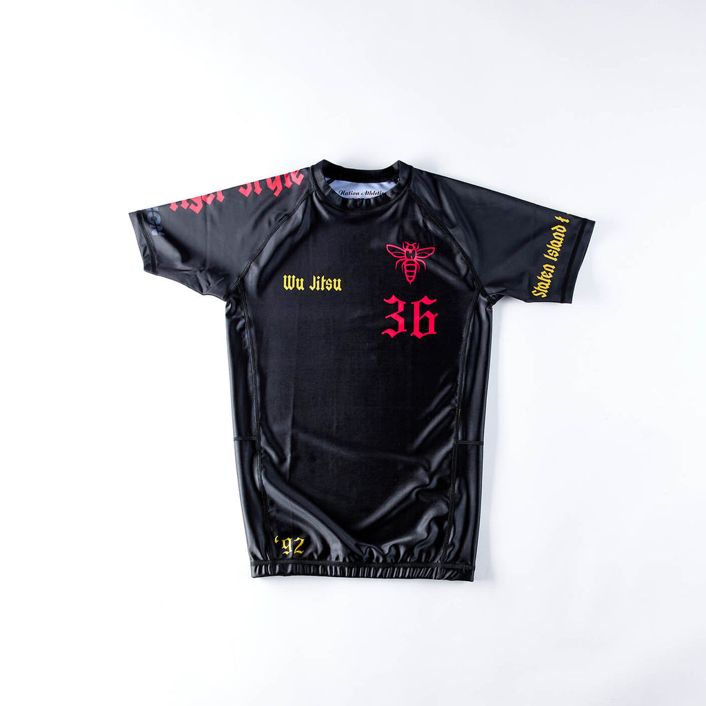 Nation Athletic Jiu JItsu | Short Sleeve BJJ Rash Guards | Wu Jitsu ...