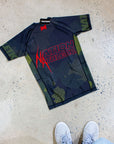 BJJ Rash Guard by Nation Athletic Flatlay Image back lifestyle image