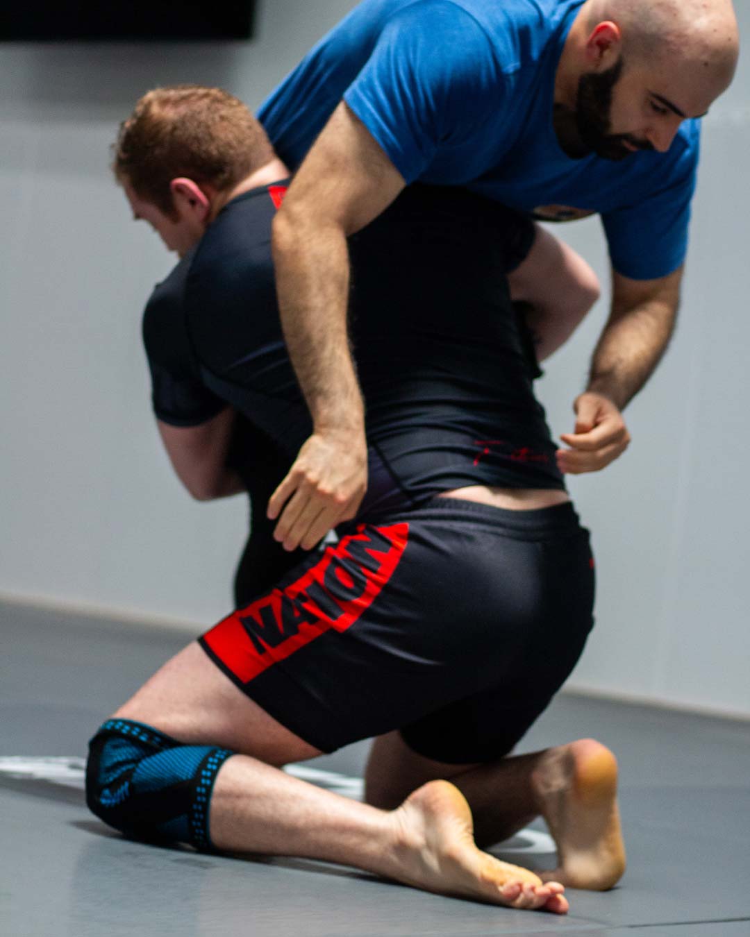 essentials bjj rash guard set black rash guard and bjj shorts