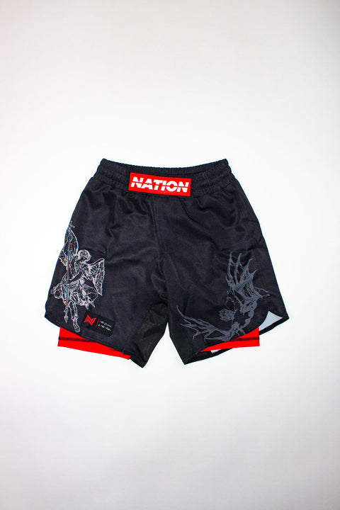 War in Heaven | Grappling Shorts for BJJ | Nation Athletic Jiu Jitsu Supply