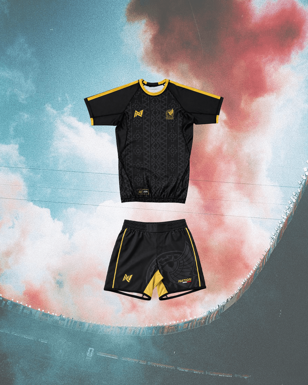 Mexico World Cup BJJ Rash Guard | No-Gi Training | Nation Athletic