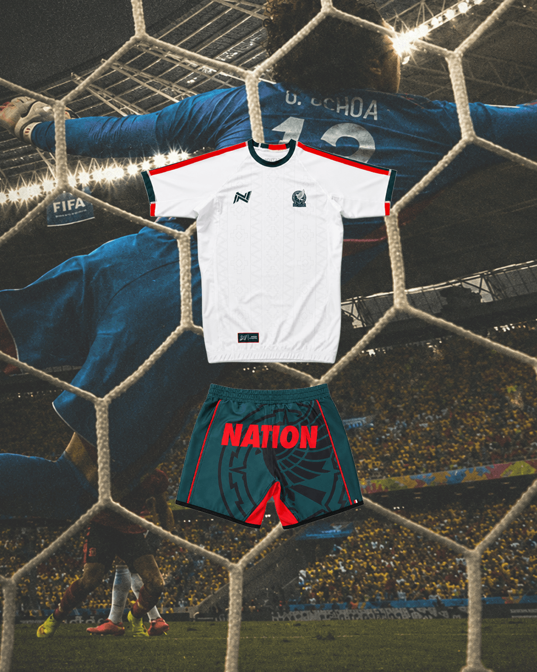 Mexico World Cup BJJ Rash Guard | No-Gi Training | Nation Athletic