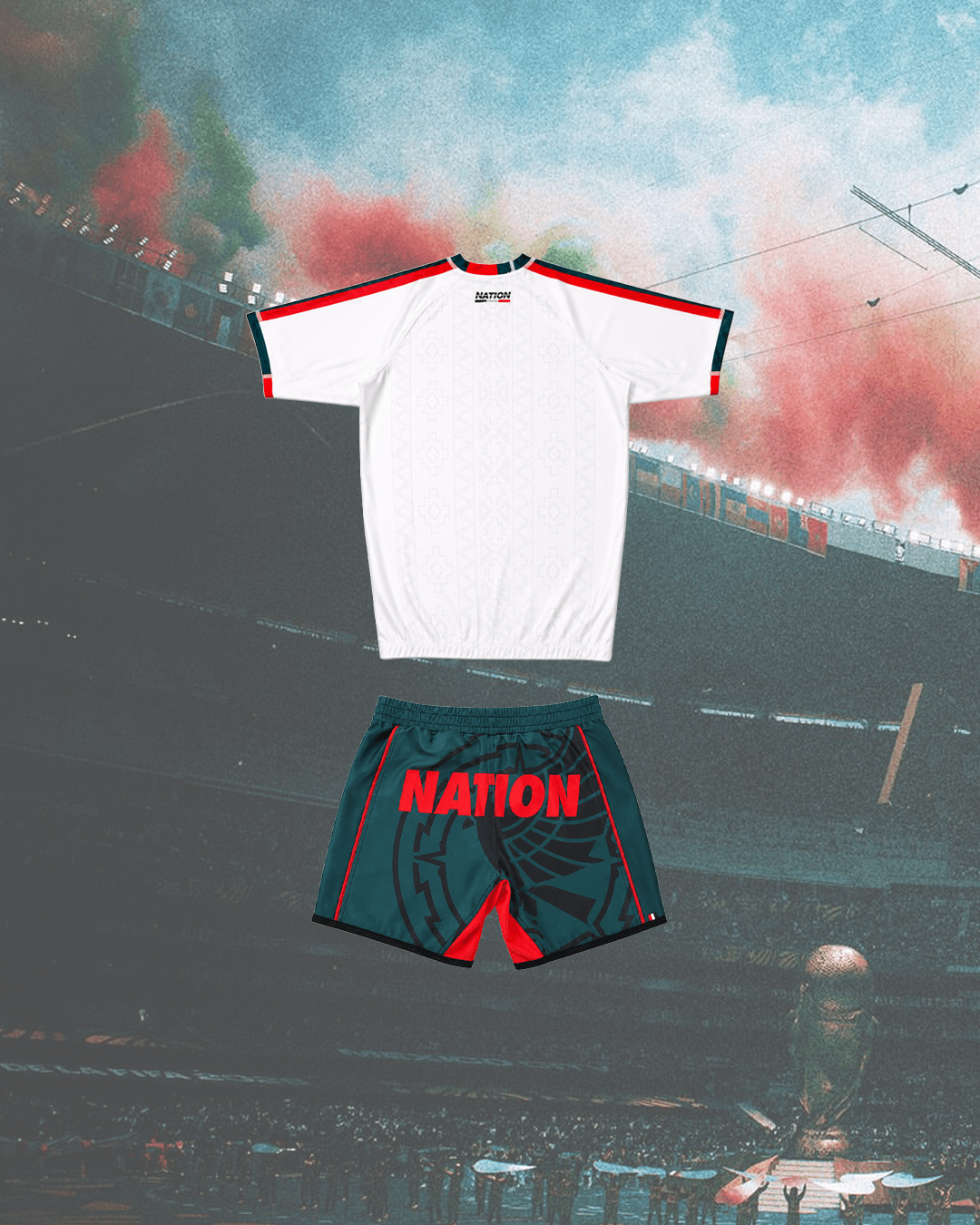 Mexico World Cup BJJ Rash Guard | No-Gi Training | Nation Athletic
