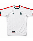 Mexico World Cup BJJ Rash Guard Set white no-gi training kit with matching rash guard and grappling shorts